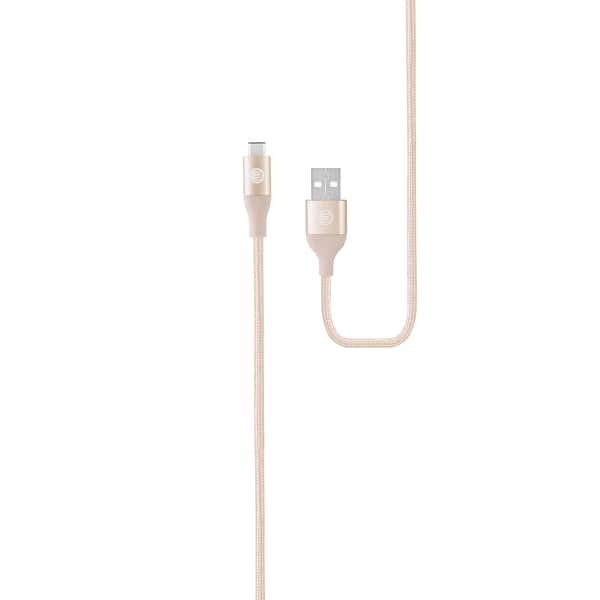 AT&T Braided USB Type C Cable - Gold